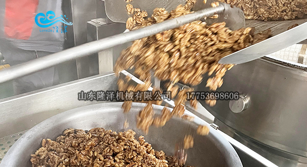 琥珀核桃仁油炸機(jī)
